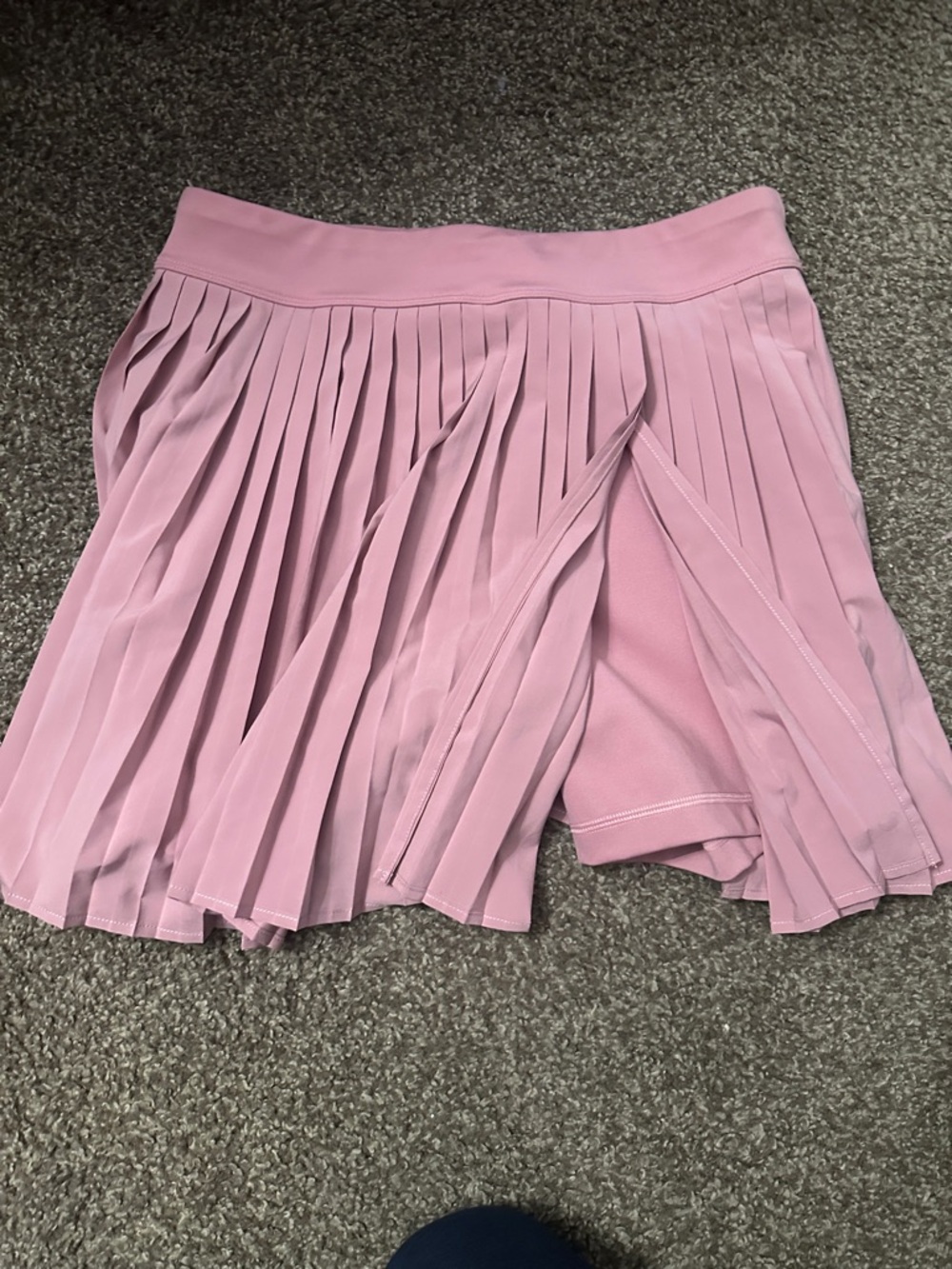 Bad Birdie Pink Athletic Skirt with Logo Waistband